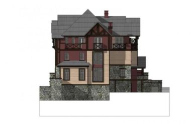 SketchUp Double Split Villa Model in European Classical Style-BIM WORLD