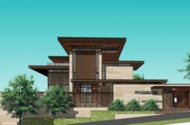 Modern Chinese-Style Solo Villa SketchUp Model-BIM WORLD