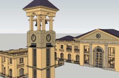 European-Style Multi-Row Villa Model in SketchUp-BIM WORLD