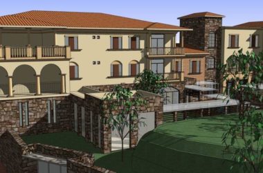 Solo Villa Sketchup Model | Classical Mediterranean Design-BIM WORLD