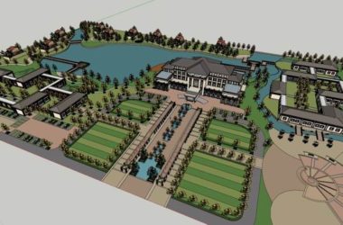 SketchUp Villa Model | Solo Commercial Villa in Classical Style-BIM WORLD