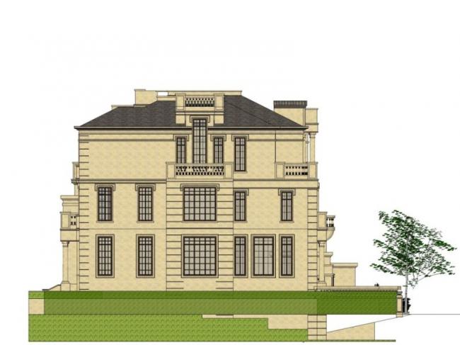 French-Style Classical Stacked Villa Model in SketchUp