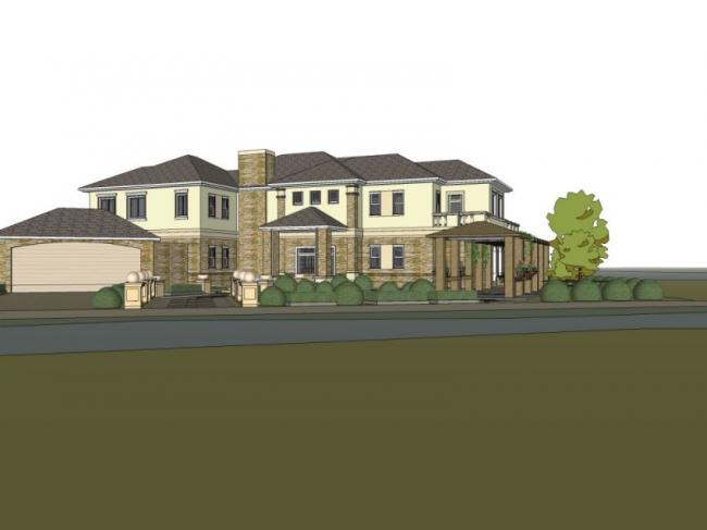 Classical Stacked Villa Model in SketchUp