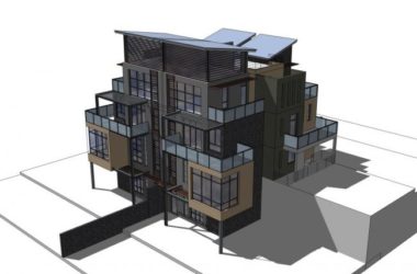 Modern Multi-Story Villa Design in SketchUp-BIM WORLD