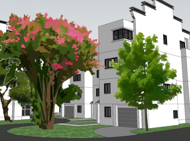 Classical Style Villa Model in Huizhou | SketchUp Design