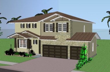 Classical Single-Family Villa Model in SketchUp-BIM WORLD