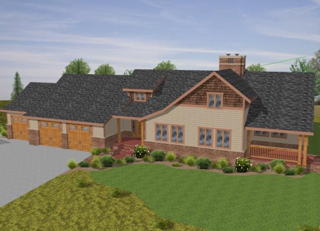 Classical Style Single-Family Villa Model in SketchUp