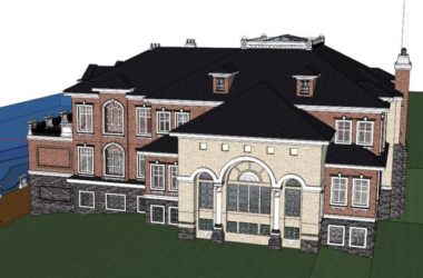 Classical Single-Family Villa Model in SketchUp-BIM WORLD