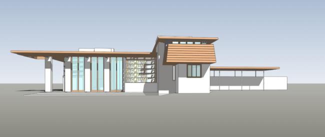 Modern Villa Design: Gordon Residence SketchUp Model