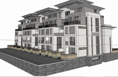 Classical Stacked Double Villa Model in SketchUp-BIM WORLD