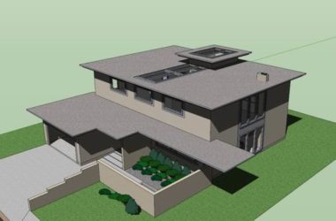 Modern Villa Design in SketchUp Model-BIM WORLD