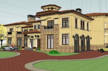 Classical Stacked Villa Model in SketchUp-BIM WORLD