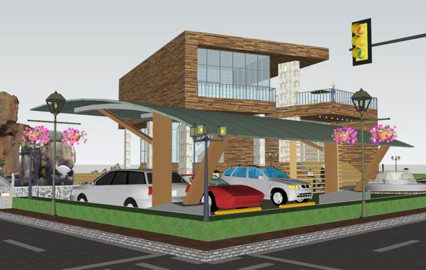 Modern Solo Villa Design | SketchUp 3D Model