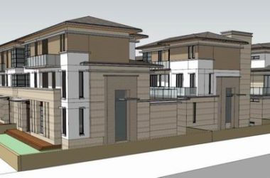 Classical Twin Villa Model in SketchUp-BIM WORLD