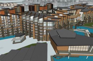Modern Multi-Row Villa Model in SketchUp-BIM WORLD
