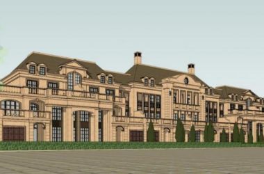 Classical Multi-Story Row Villa Model in SketchUp-BIM WORLD