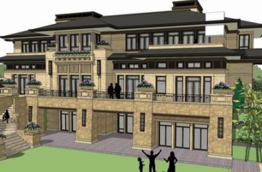 Classical Style Rural Villa Model in SketchUp-BIM WORLD