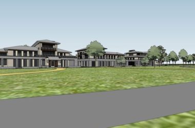 Classical Lakeside Detached Villas SketchUp Model Collection-BIM WORLD