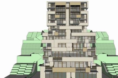 Modern Mountain Stacked Villa | SketchUp 3D Model-BIM WORLD