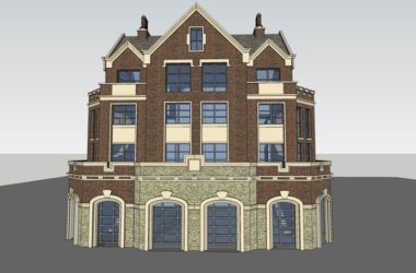 Classical Style Single-Family Villa Model in SketchUp-BIM WORLD