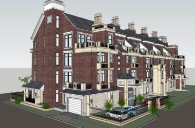 Classical Stacked Villa Design in SketchUp-BIM WORLD