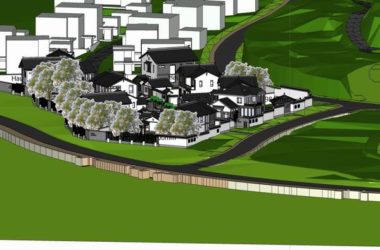 SketchUp Villa Model: Classic Chinese-Style Sloping Roof Design-BIM WORLD