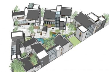 Modern Chinese Villa Residential Group | SketchUp Model Preview-BIM WORLD