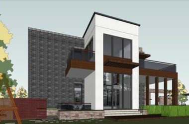 Modern Solo Villa Design | SketchUp 3D Model-BIM WORLD