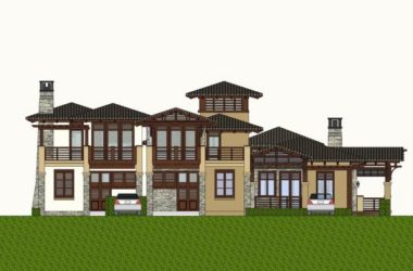 Classical Single-Family Villa Model in SketchUp-BIM WORLD