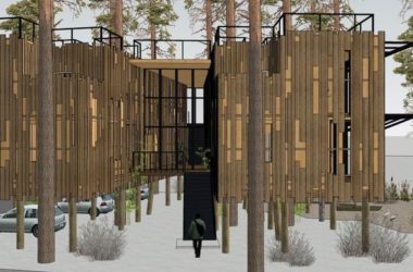 Modern Single-Family Forest Villa | SketchUp 3D Model-BIM WORLD