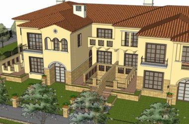Classical Twin Villa Model in SketchUp-BIM WORLD