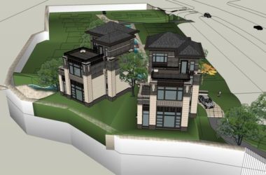 Classical Twin Villa Model in SketchUp-BIM WORLD