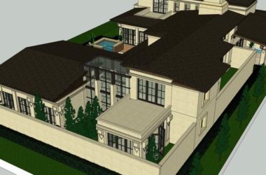 Classical Multi-Story Private Villa SketchUp Model-BIM WORLD