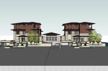 Modern Chinese Twin Villa Design | SketchUp Model-BIM WORLD