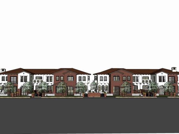 SketchUp Villa Model | Classical English Style Row Villas