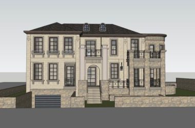 Classical Style Single-Family Villa Model in SketchUp-BIM WORLD