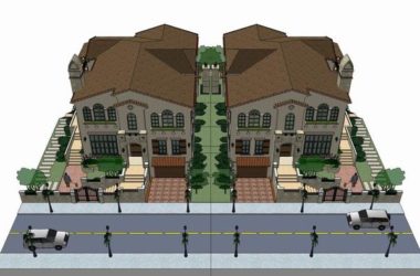 SketchUp Villa Model | Classic Mediterranean-Style Private Villa-BIM WORLD