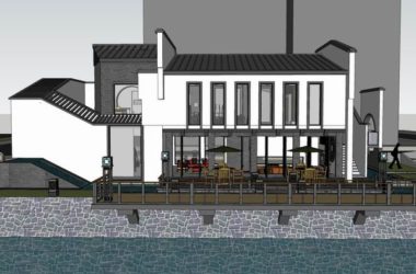 Chinese Classical Style Villa Model in SketchUp-BIM WORLD