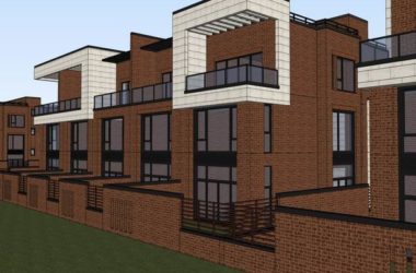 Modern Multi-Row Villa Design in SketchUp-BIM WORLD