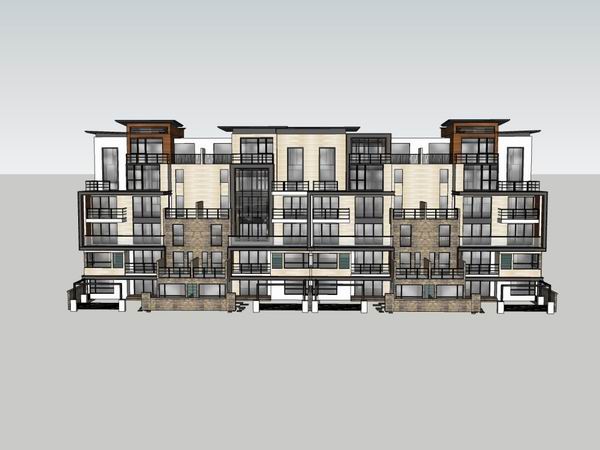 Modern Asian Villa Design | SketchUp 3D Model