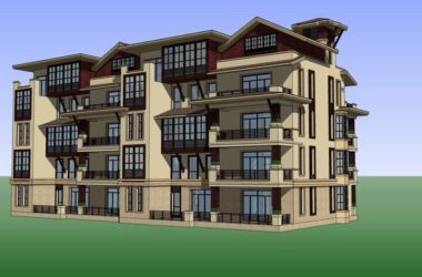 Classical Twin Villa Model in SketchUp-BIM WORLD