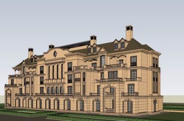 SketchUp Villa Models: Townhouses, Garden Villas, and Classical Designs-BIM WORLD