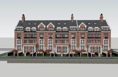 Classical Style Joint Villa Model in SketchUp-BIM WORLD