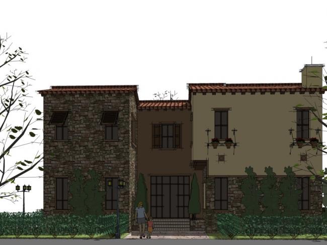 Classical Single-Family Villa Model in SketchUp
