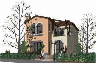 Classical Single-Family Villa Model in SketchUp-BIM WORLD