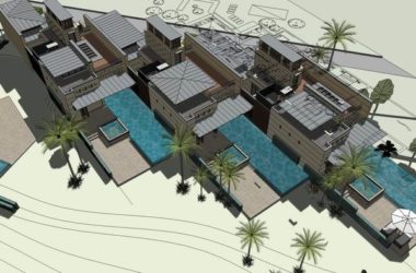 Modern Solo Villa Design in SketchUp Model-BIM WORLD
