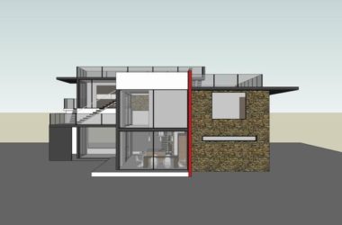 Modern Solo Villa Design | SketchUp 3D Model-BIM WORLD