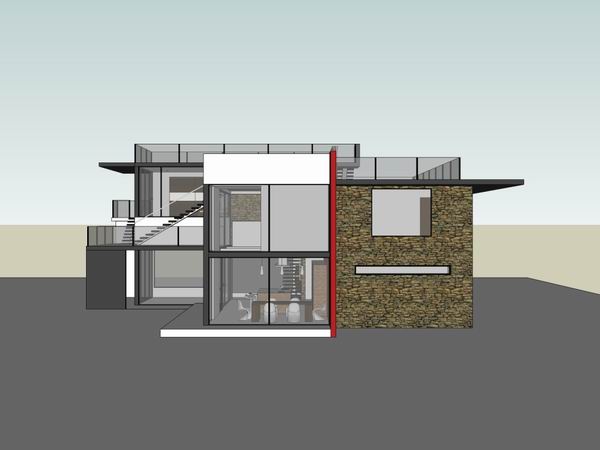 Modern Solo Villa Design | SketchUp 3D Model