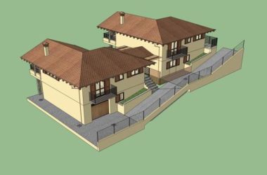 Classical Stacked Villa Model in SketchUp-BIM WORLD