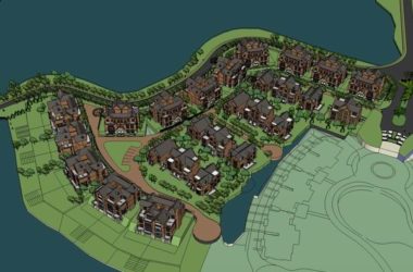 Classical Style Single-Family Villa Cluster | SketchUp Model-BIM WORLD